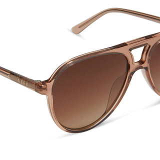 DIFF Tosca II Sunglasses - Cafe Ole Brown Gradient