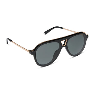 DIFF Tosca III Sunglasses - Black + Grey Polarized