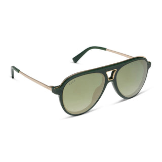 DIFF Tosca II Fairway Green Sunglasses