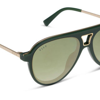 DIFF Tosca II Fairway Green Sunglasses