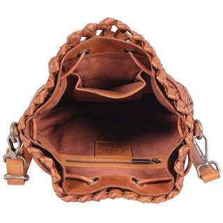 Catalina Leather Crossbody - Cognac