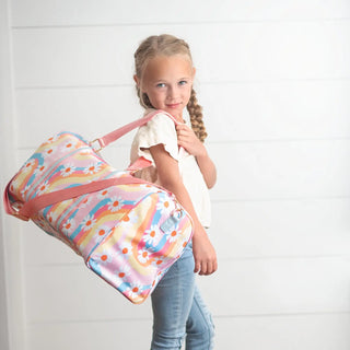 Pink Rainbow Retro Daisy Weekender Dance Travel