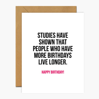 Funny Birthday Card Studies Have Shown