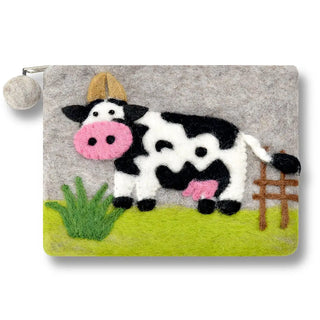 Felted Zip Coin Purse