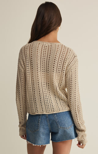 Upland Crochet Sweater - Island Coconut // Z Supply