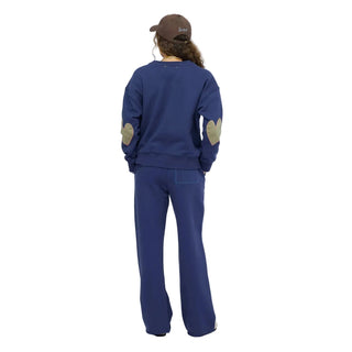Weekend Barb Sweatpant - Indigo Blue // Kerri Rosenthal