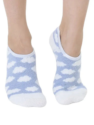 Clouds Fuzzy Slipper Sock