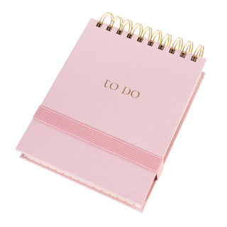 Blush Fabric Bound Notepad
