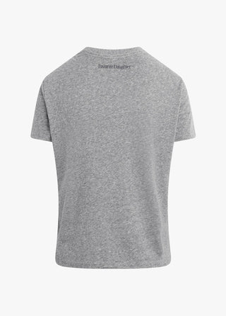 The Boy Mom Tee - Heather Grey/ Navy // Favorite Daughter