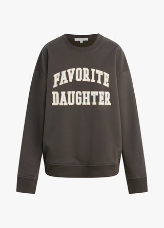 Favorite Daughter The Collegiate Sweatshirt / Coffee & Gardenia