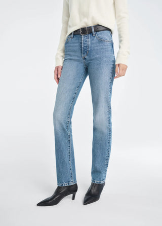 Jen Mid-Rise Slim Straight Jeans - Haines // Favorite Daughter