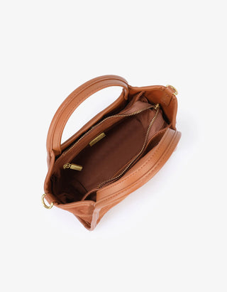 Gillie Mini Satchel -Camel