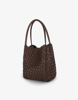 Hollace Mini Tote Woven - Espresso