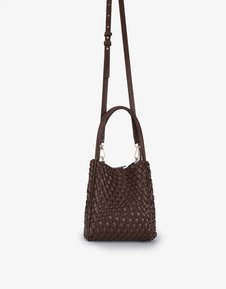 Hollace Mini Tote Woven - Espresso