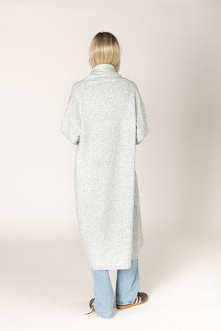 Hugh Luxe Open Cardigan - Ash