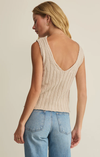 Acadia Sweater Tank - Island Coconut // Z Supply