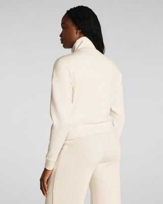 SPANX AirEssentials® Track Jacket - Oatmeal Heather