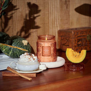 Voluspa Spiced Pumpkin Latte 18 oz Jar Candle