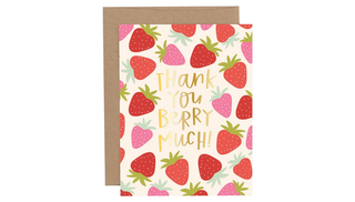 Thank You Berry Much Greeting Card