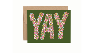 Yay Floral Greeting Card