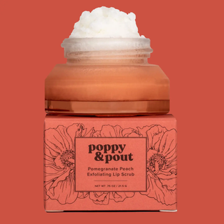 Pomegranate Peach Lip Scrub // Poppy and Pout