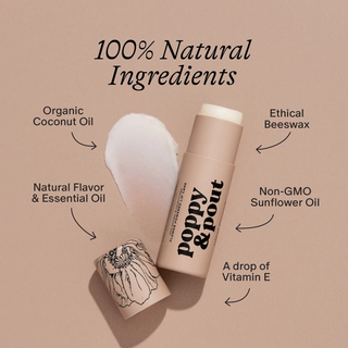 Island Coconut Lip Balm // Poppy and Pout