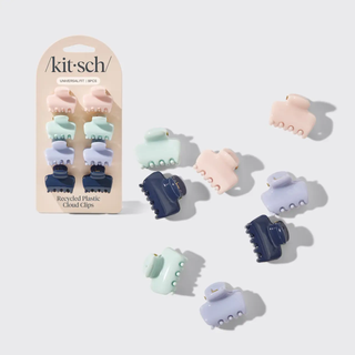 Recycled Plastic Mini Cloud Clips 8pc Set- Garden Bouquet // Kitsch