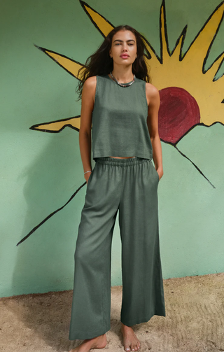 Scout Linen Pant - Everglade // Z Supply
