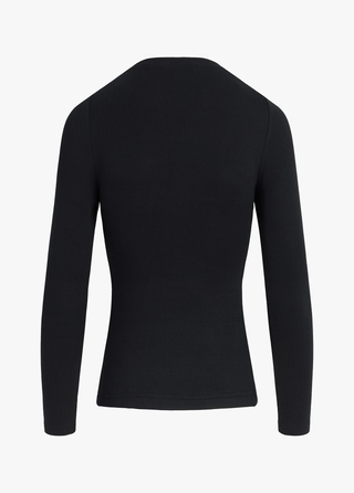 The Ribbed Long Sleeve - Black | Favorite Daughter