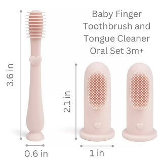 Baby Finger Toothbrush & Tongue Cleaner Oral Set // Ali + Oli