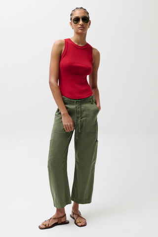 Sabrina Curved Utility Pants - Meadow // Pistola