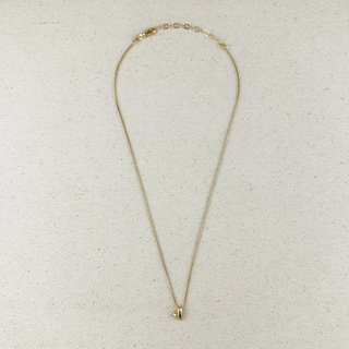 18k Gold Filled Uneven Heart Necklace