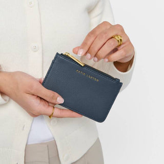 Hanna Coin and Card Holder - Slate Blue | Katie Loxton