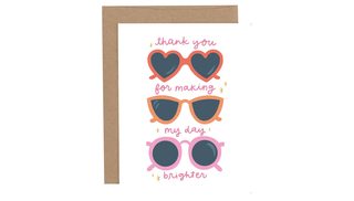 Thank You Sunglasses Greeting Card