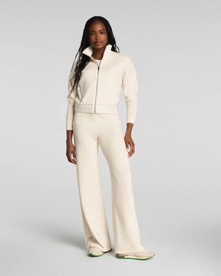 SPANX AirEssentials® Track Jacket - Oatmeal Heather