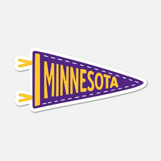 Minnesota Pennant Sticker