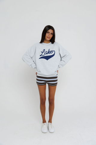 Lake Raglan Sweatshirt - Heather Ash // Sunny Somewhere