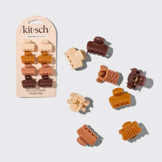 Recycled Plastic Mini Cloud Clips 8pc Set - Sedona // Kitsch