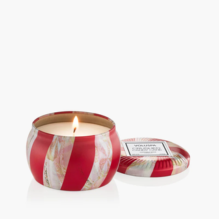 Voluspa Crushed Candy Cane Mini Tin