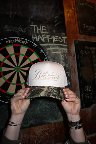 Bitchin' 3D Hat - Camo/Natural