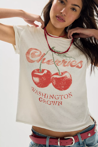 Nova Graphic Tee - Cherry Combo // Free People