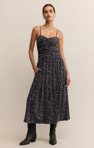 Georgina Ditsy Floral Dress - Black | Z Supply