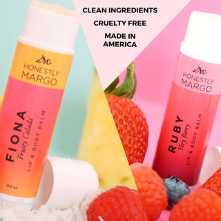 Very Berry, Fruity Colada Lip & Body Balm Set