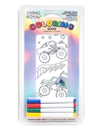 Monster Truck Coloring Socks - Living Royal