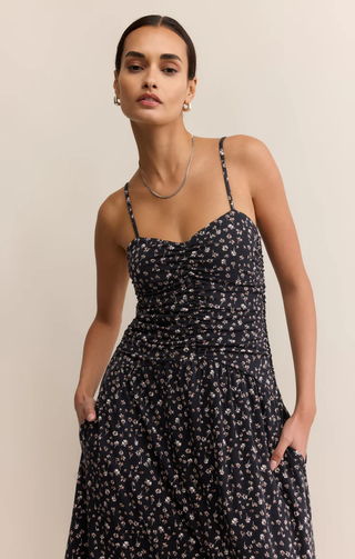Georgina Ditsy Floral Dress - Black | Z Supply