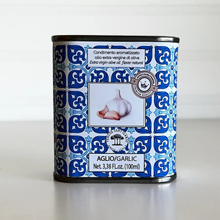 Italian Infused Extra Virgin Olive Oil Tin - Garlic