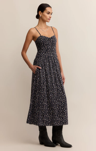 Georgina Ditsy Floral Dress - Black | Z Supply