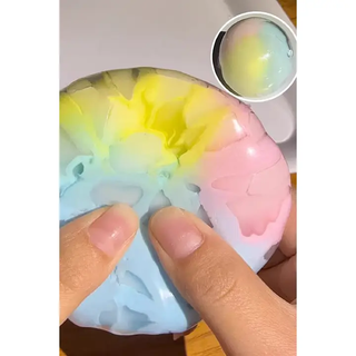 Pastel Crackle Squishy Toy