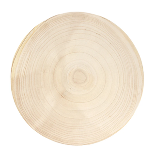 Paulownia Wood Pedestal - Heart 12"