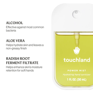 Vanilla Blossom Power Mist Hydrating Hand Sanitizer // Touchland